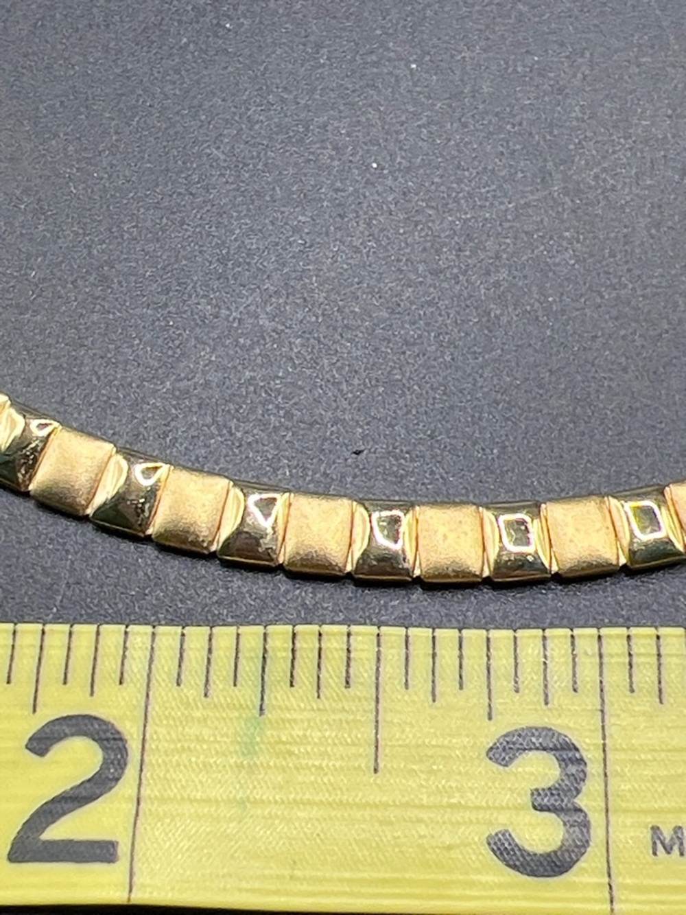 Napier Gold-Tone Box Link Choker Necklace - Picture 2 of 6